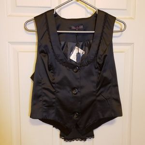 Urban Behavior Satin vest with lace back